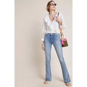 Mother The Runaway mid rise boot cut Tickle Fights and BBQs Size 28